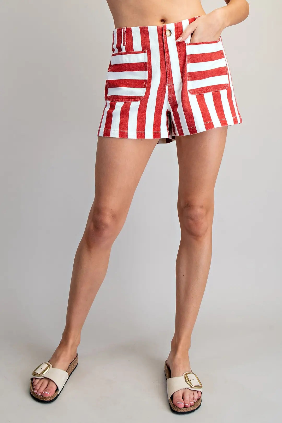 Red Striped Shorts PK14880