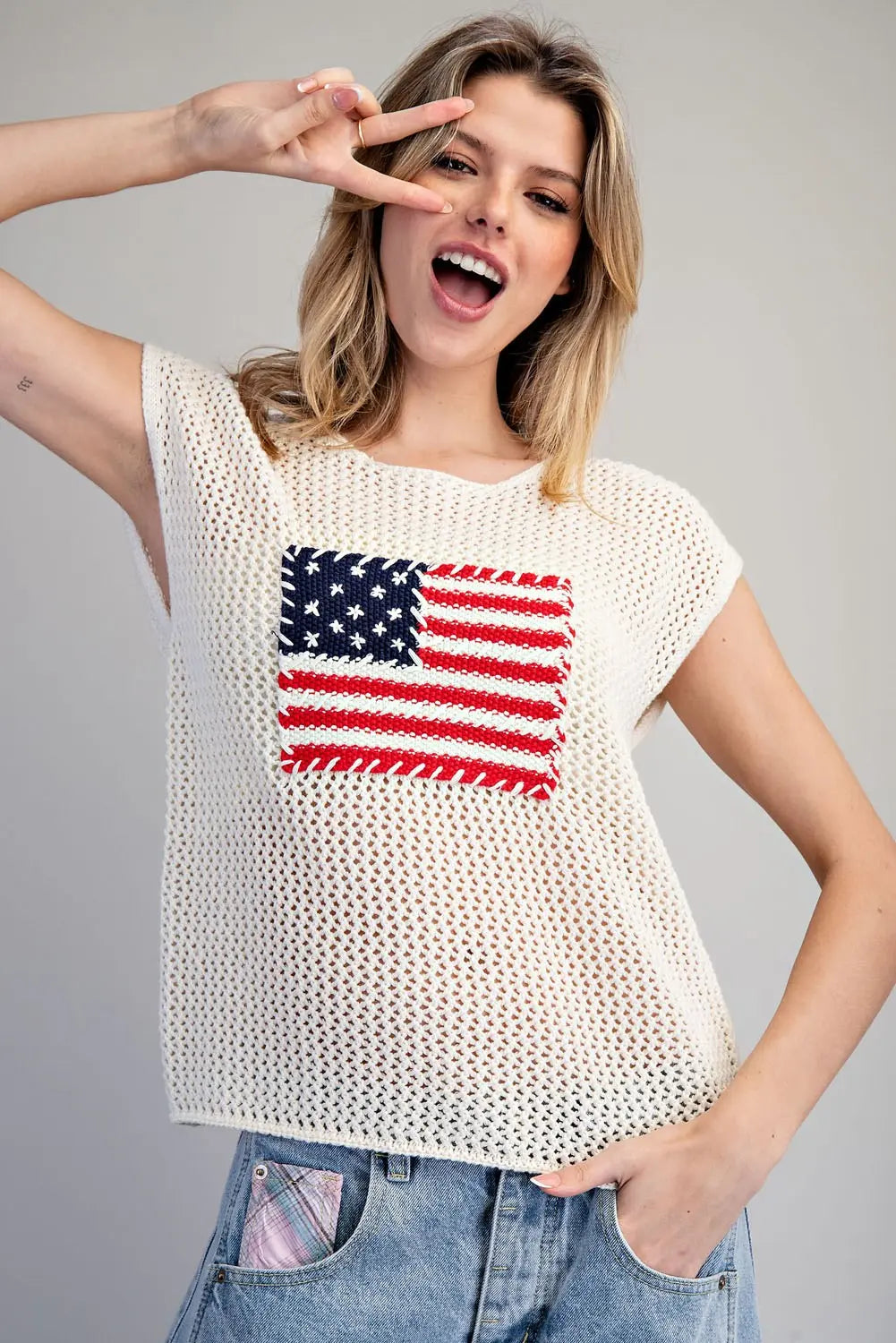 USA Knit Top SH15252
