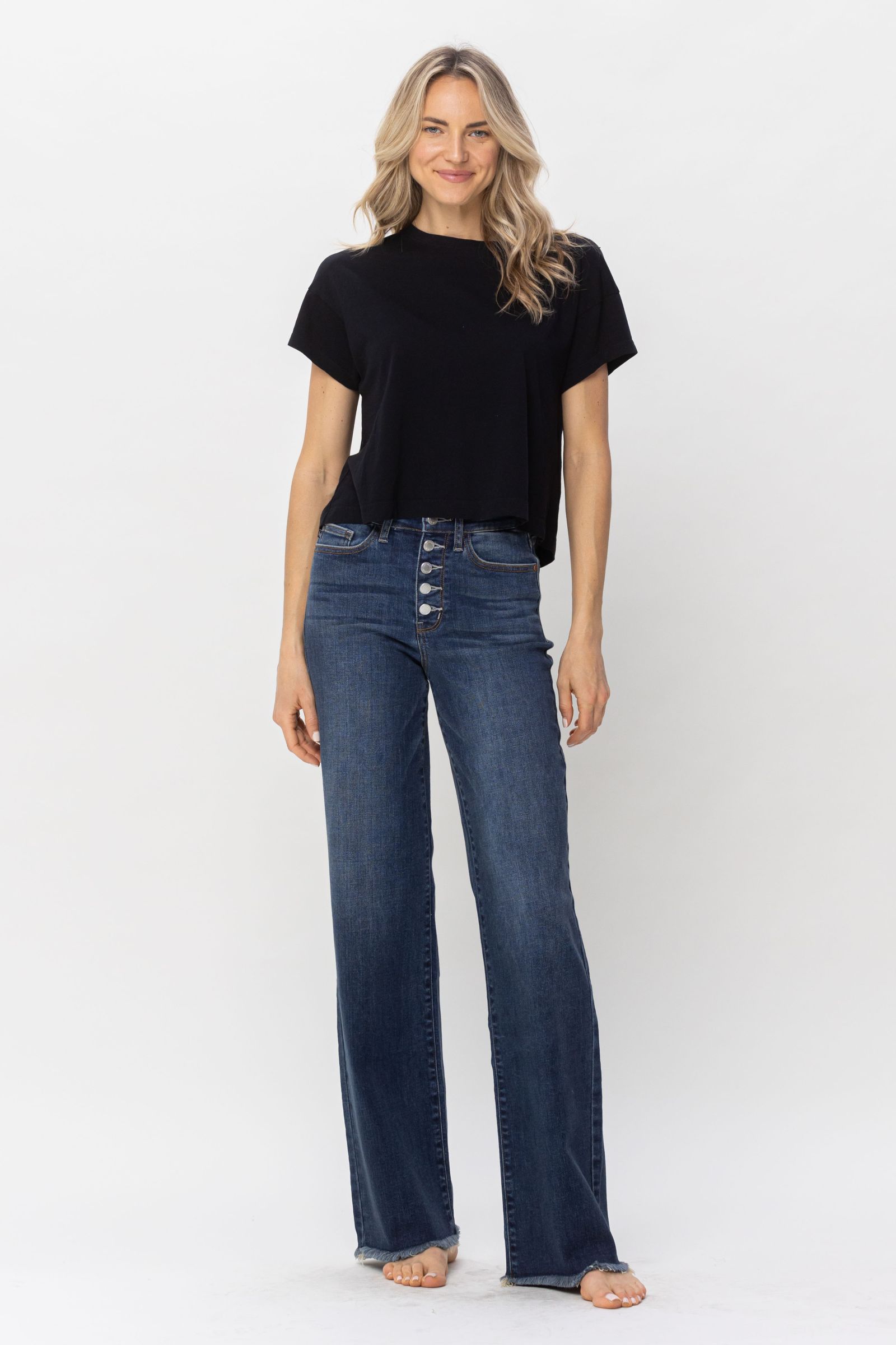 Stylish High-Rise Wide Leg Jeans for Effortless Fall Looks