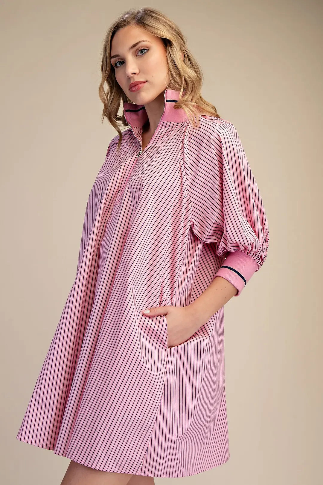 Mock Neck Dress GD9716
