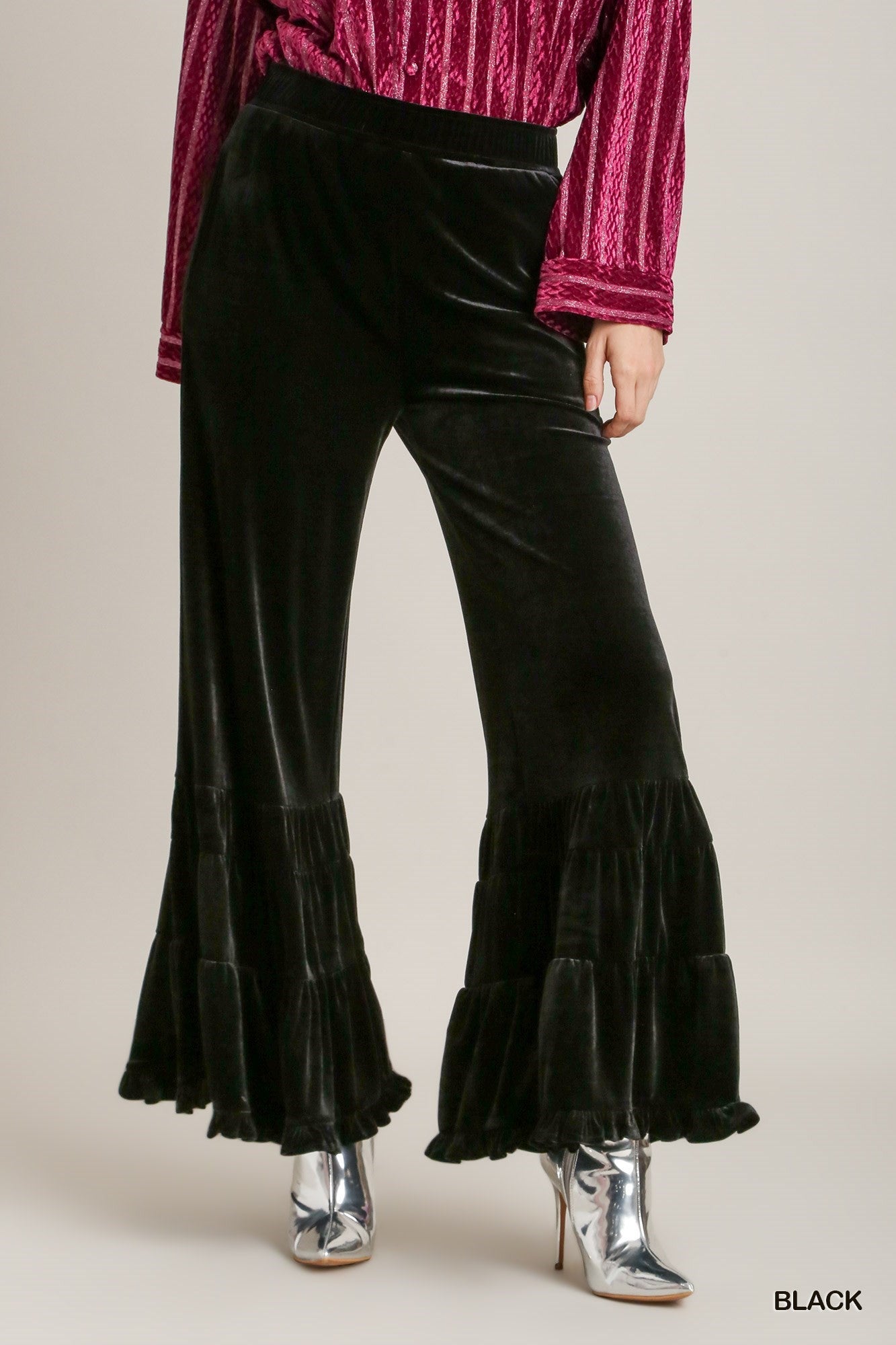 Valeria Bell Bottom Velvet Pants Valeria Bell Bottom Velvet Pants