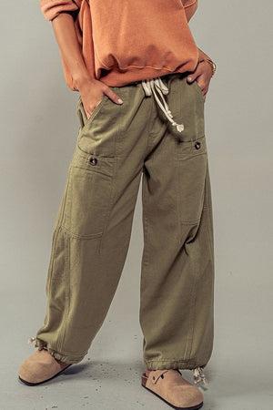 Miley Urban Flex Cargo Pants - Olive - Our Stuff