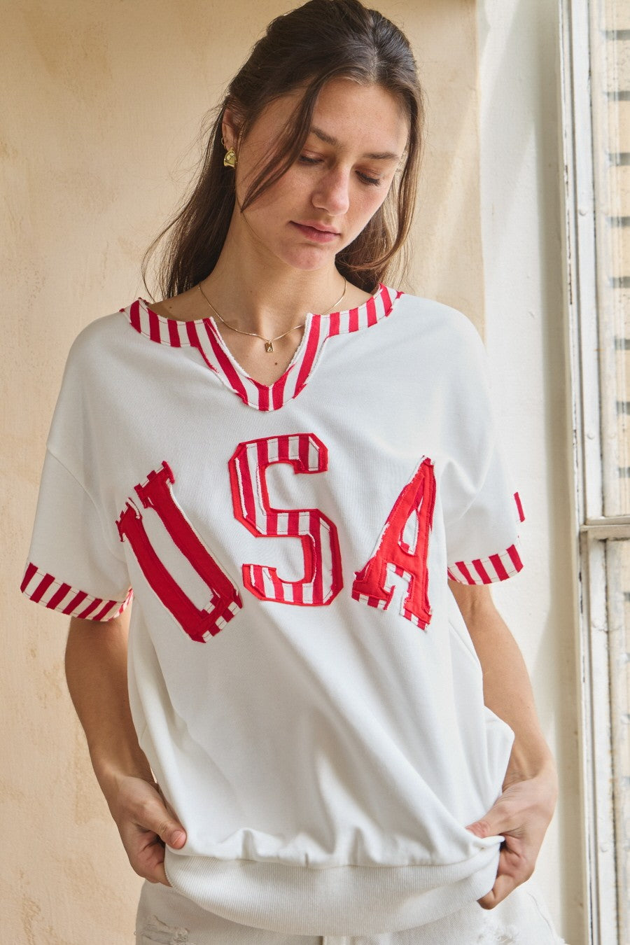 USA French Terry Top IT17791
