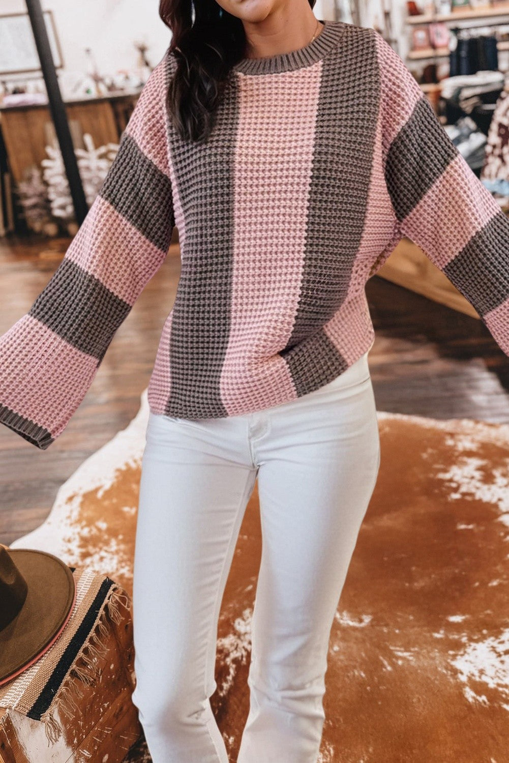 Pink & Grey Sweater SW2727853