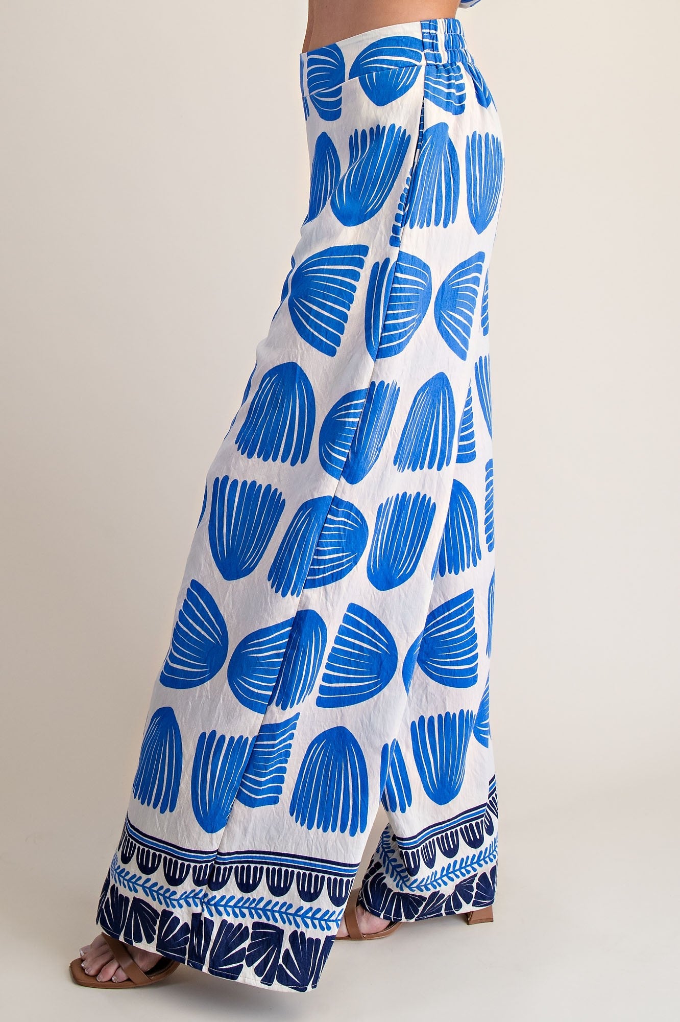 Blue Tropical Vibe Pants GP9729