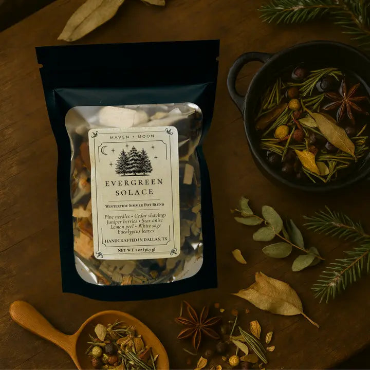 A Woody Winter Forest Simmer Pot Blend
