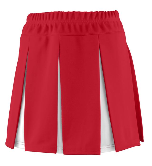 Cheer Skirt Red & White Pleated