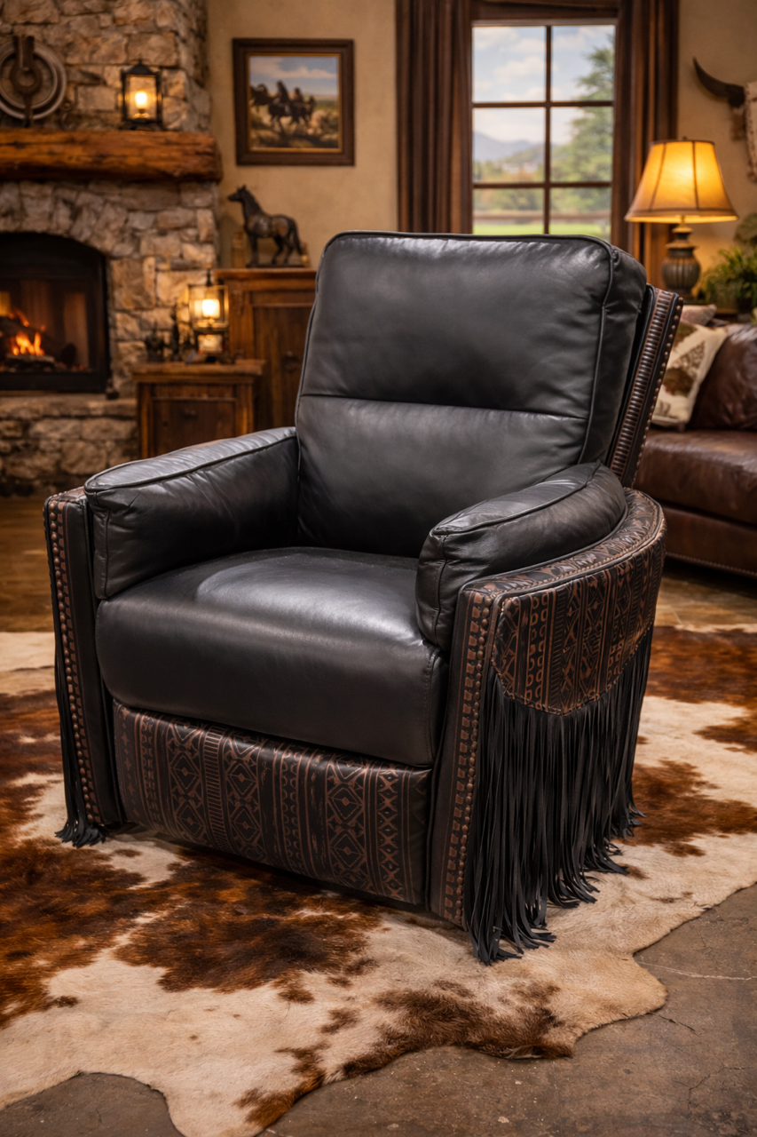 Bronco Swivel Pushback Recliner