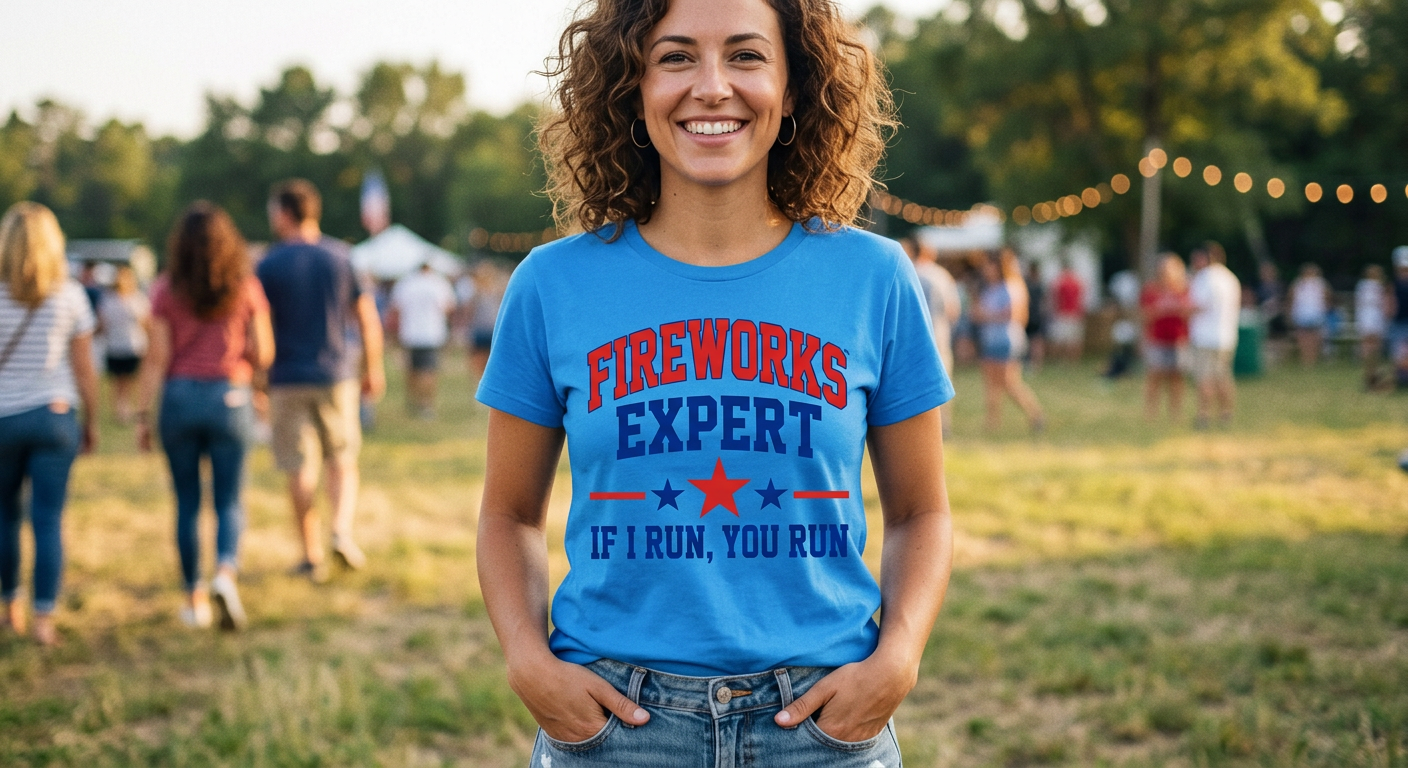 Firework Expert Custom Graphic Tee