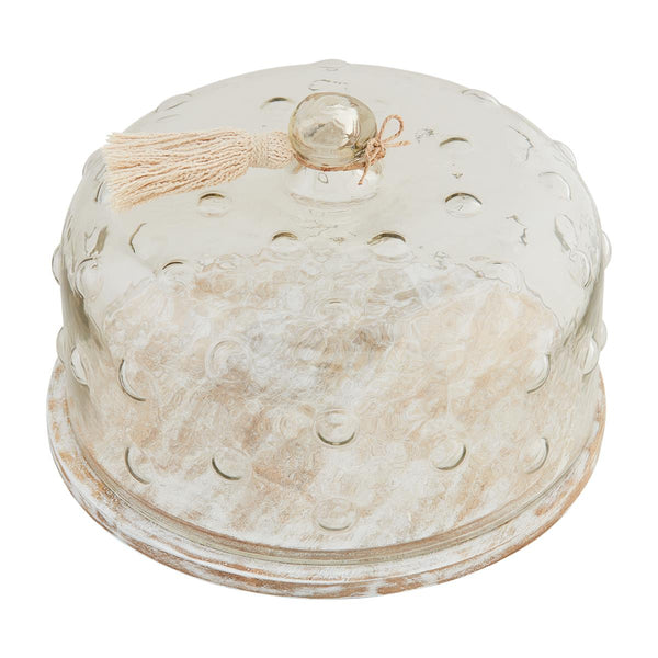 Mud Pie Set di piatti Splatter, verde, piatto 10,2 x 22,9 cm | spalmatore 14 cm