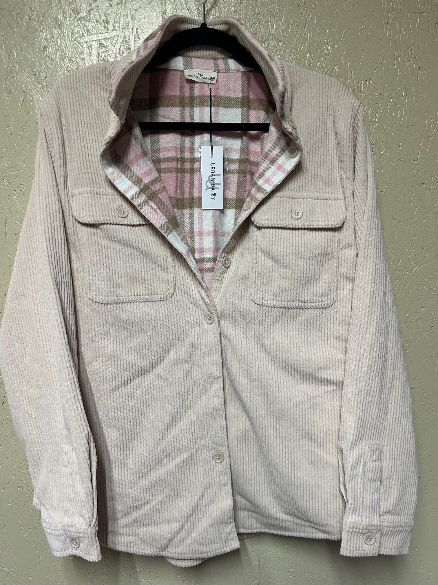 Tan Corduroy Shacket 5439-1