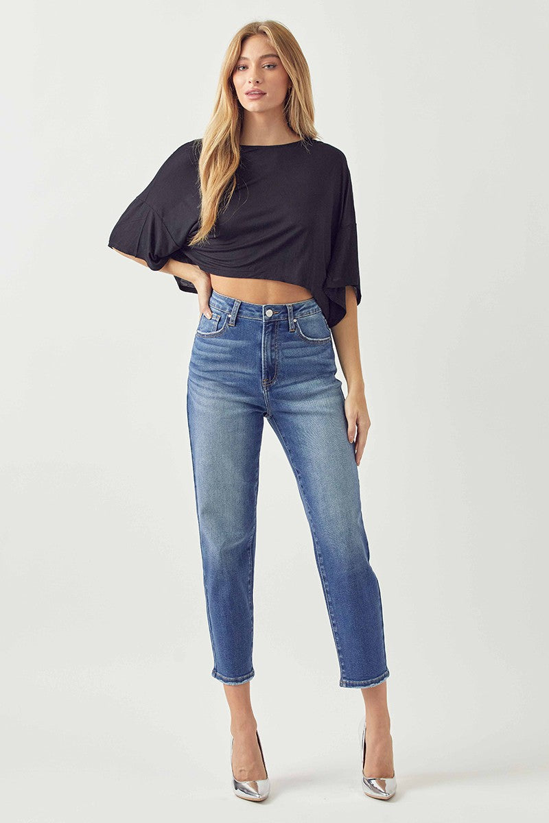 Josey Ray High Rise Mom Jeans