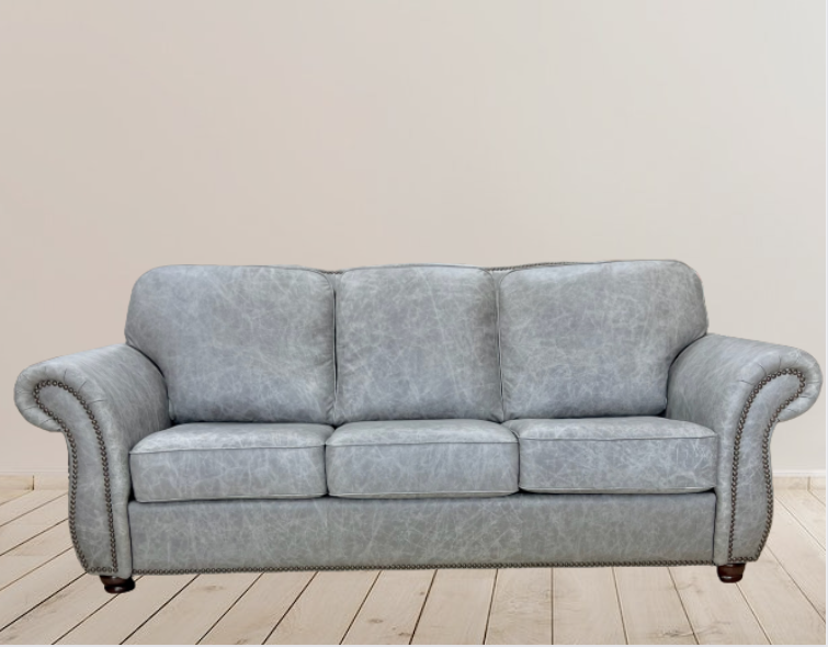 Custom Silverado Sofa In Fargo Fossil Grey