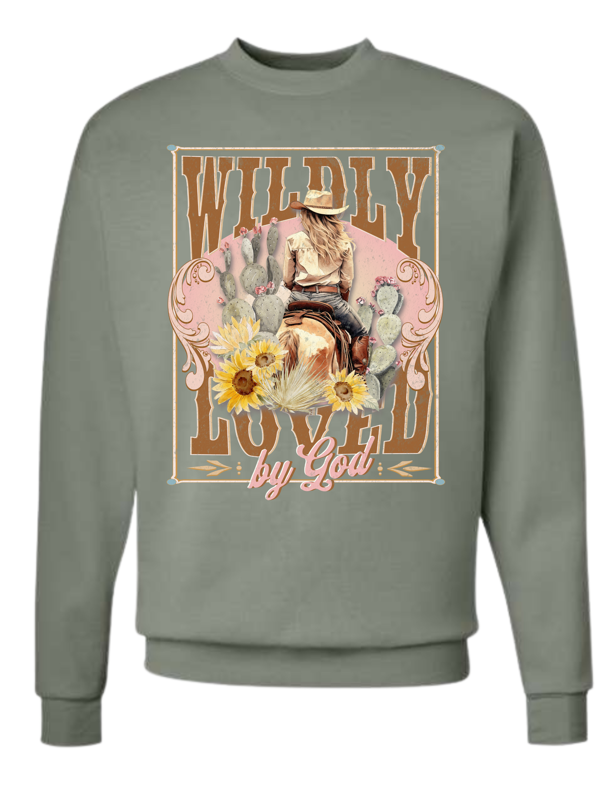 Wildly Loved by God Western Sweatshirt