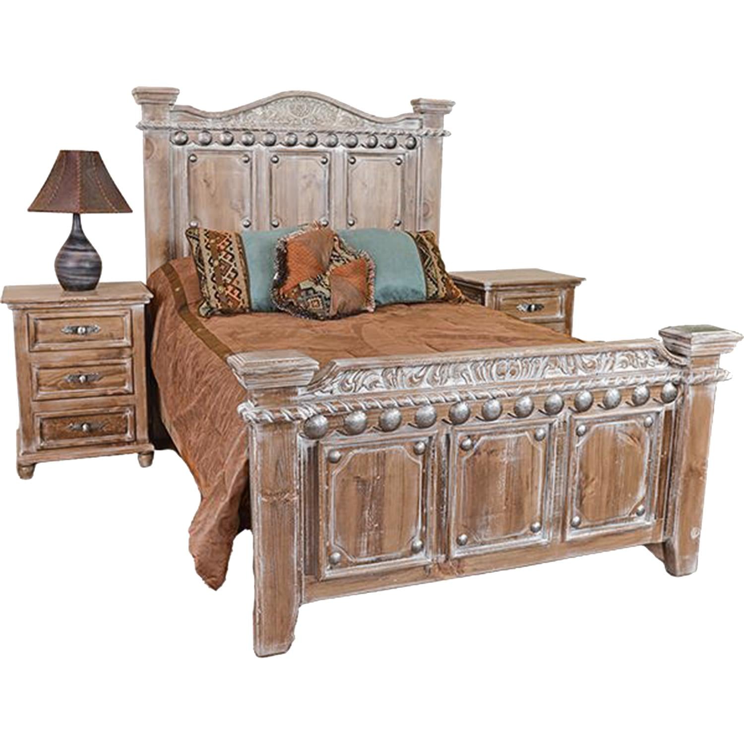 Rio Hondo Collection King Bed & 2 Nightstands Set