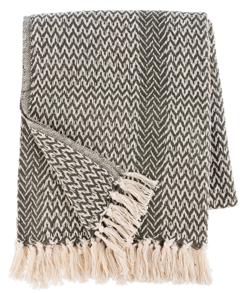 Woven Chevron Throw Blanket