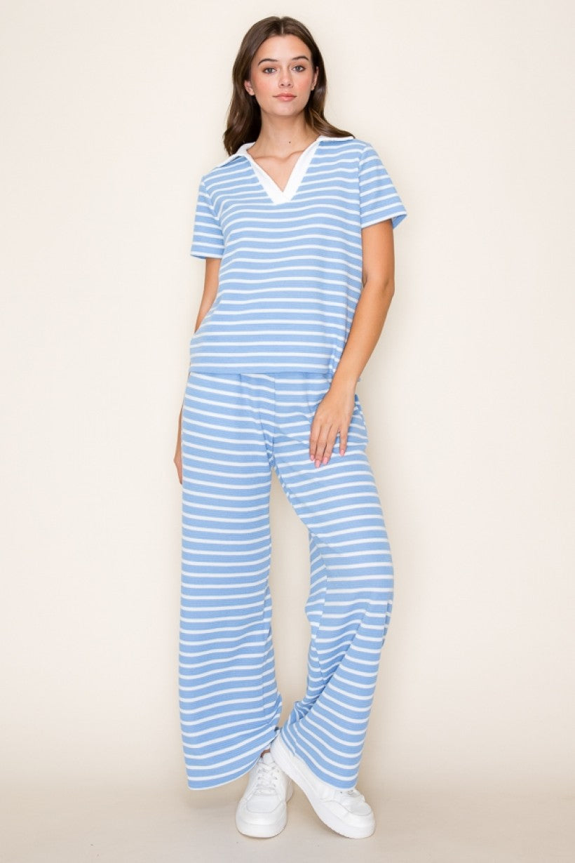 LT BLU Sailor Stripe BTM P-41323
