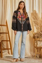SJ Embroidered Tunic Top