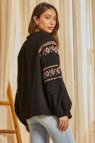 SJ Embroidered Tunic Top
