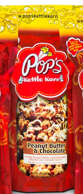 Pop's Kettle Korn - Peanut Butter & Chocolate Large Bag
