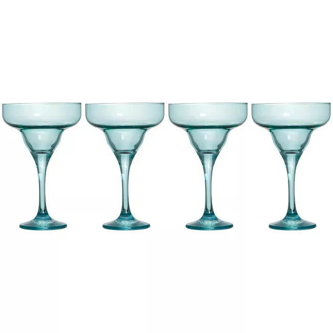 Azul 4-Piece Margarita Glass Set - Our Stuff