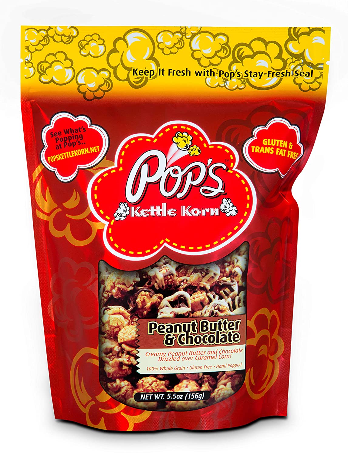 Pop's Kettle Korn - Peanut Butter & Chocolate Small Bag