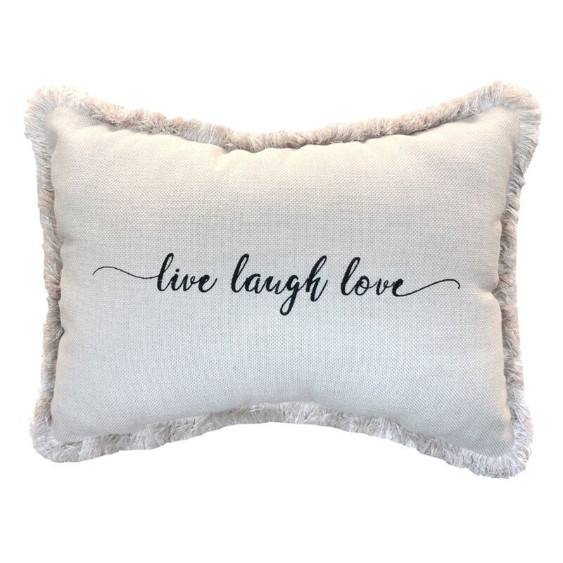 Live laugh love throw pillows sales