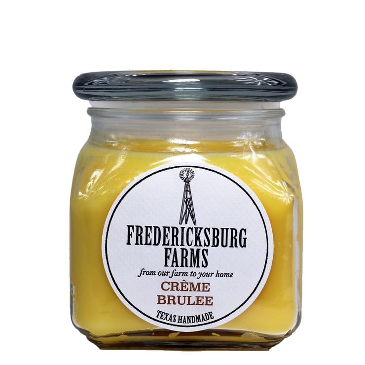 Fredericksburg Farms Creme Brulee 10 oz Candle
