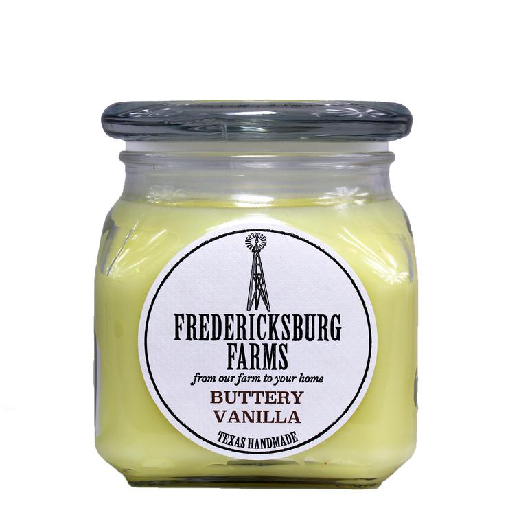 Fredericksburg Farms Buttery Vanilla 10 oz Candle