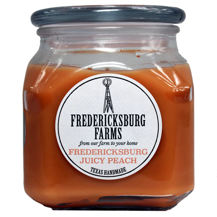 Fredericksburg Farms Juicy Peach 20 oz Candle