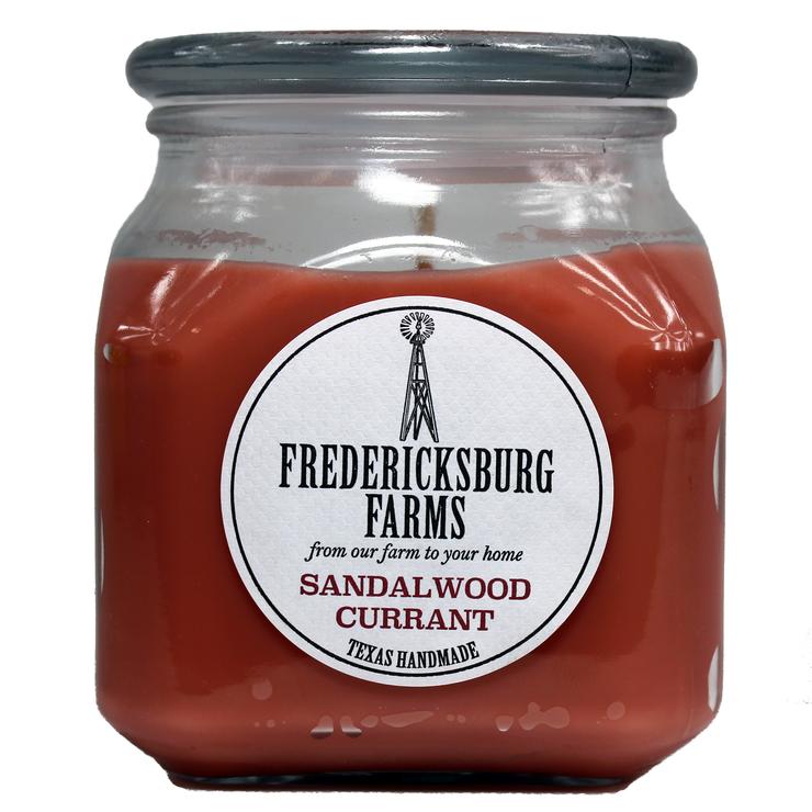 Fredericksburg Farms Sandalwood Currant 20 oz Candle