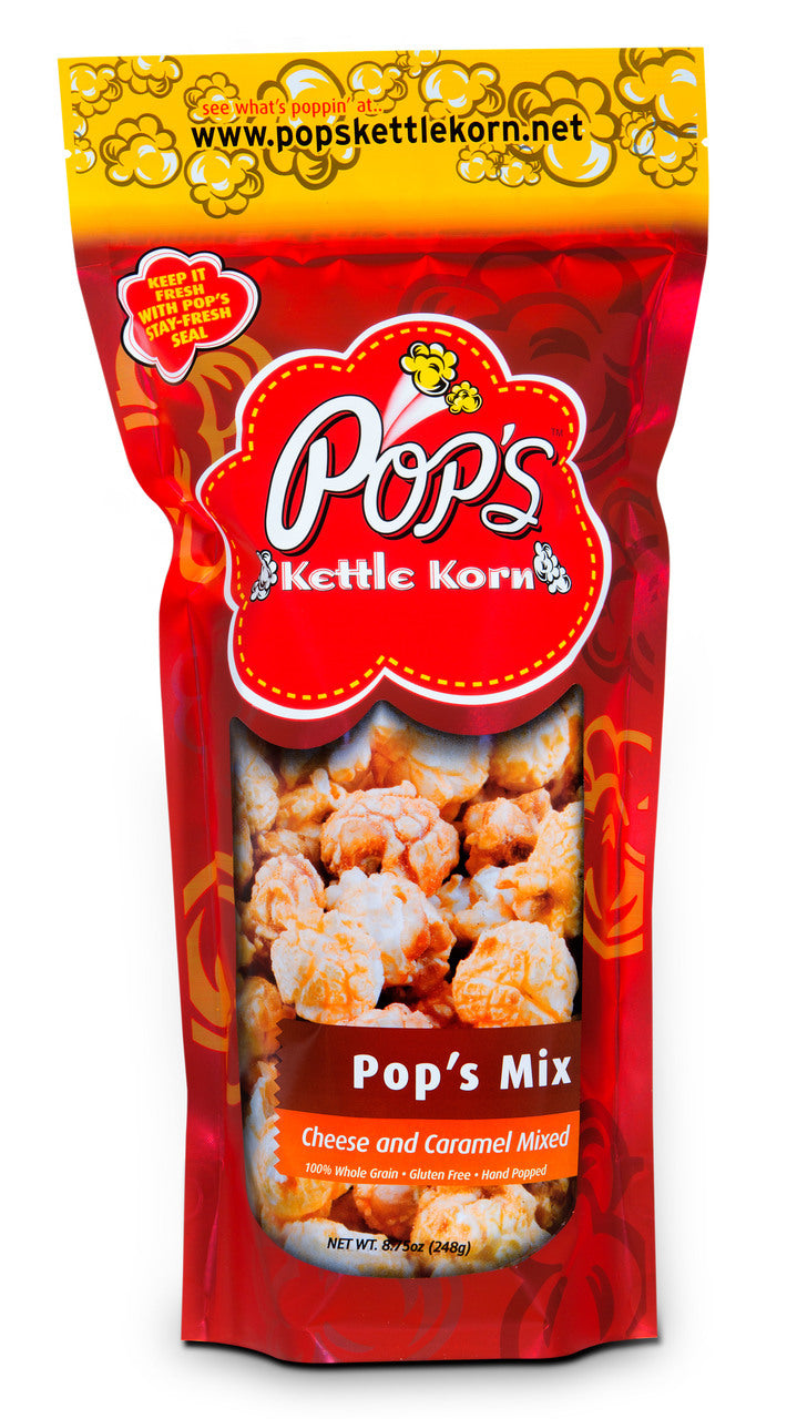 Pop's Kettle Korn - Cheese & Caramel Mix Large Bag