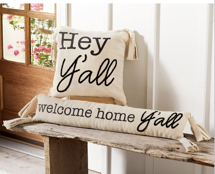 Square Front Porch Dhurrie Pillow