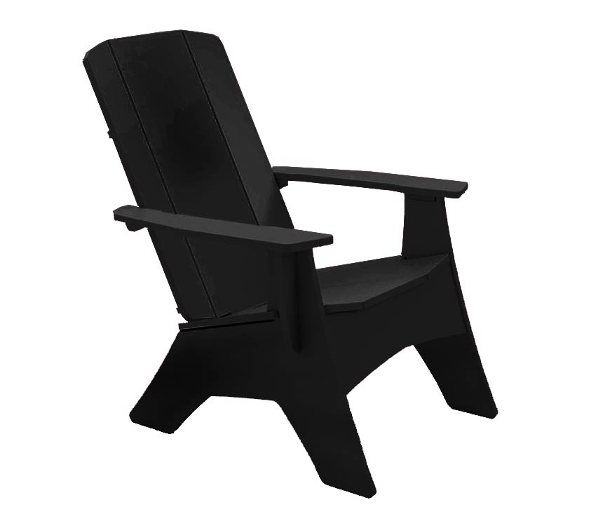 Mainstay Adirondack Chair In Black