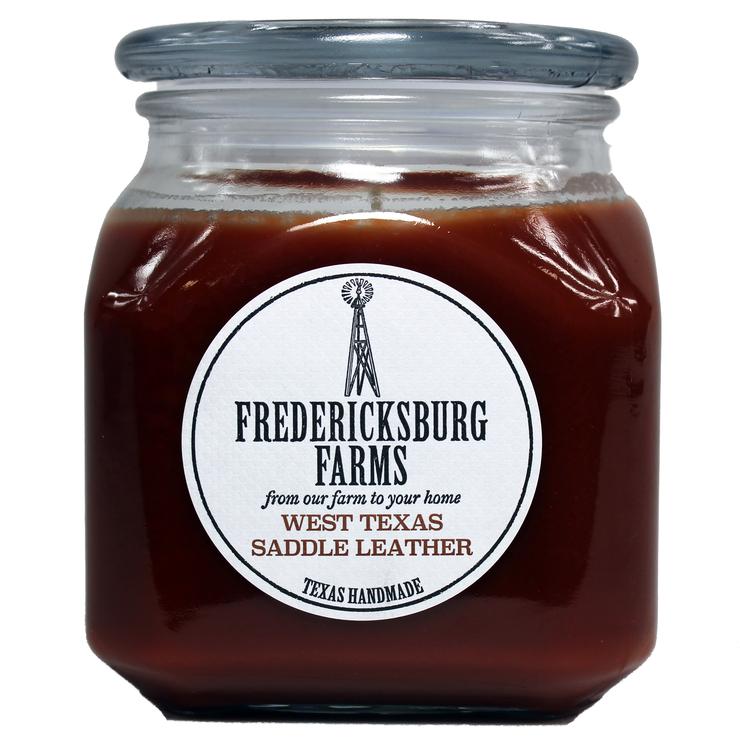 Fredericksburg Farms West Texas Saddle Leather 20 oz Candle