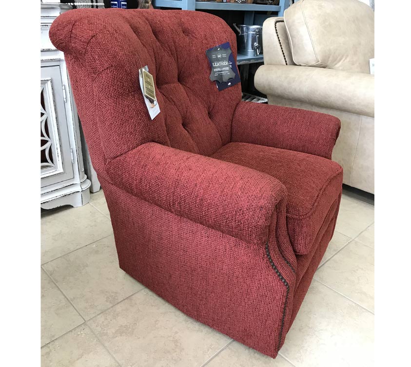 Mayo Red Swivel Chair