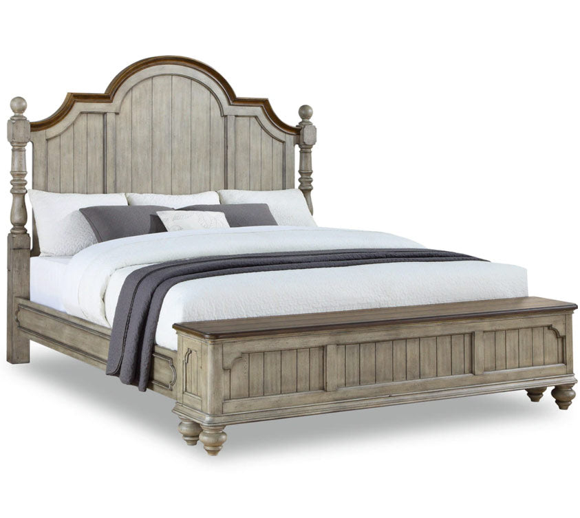 Plymouth Queen Poster Bed with Storage