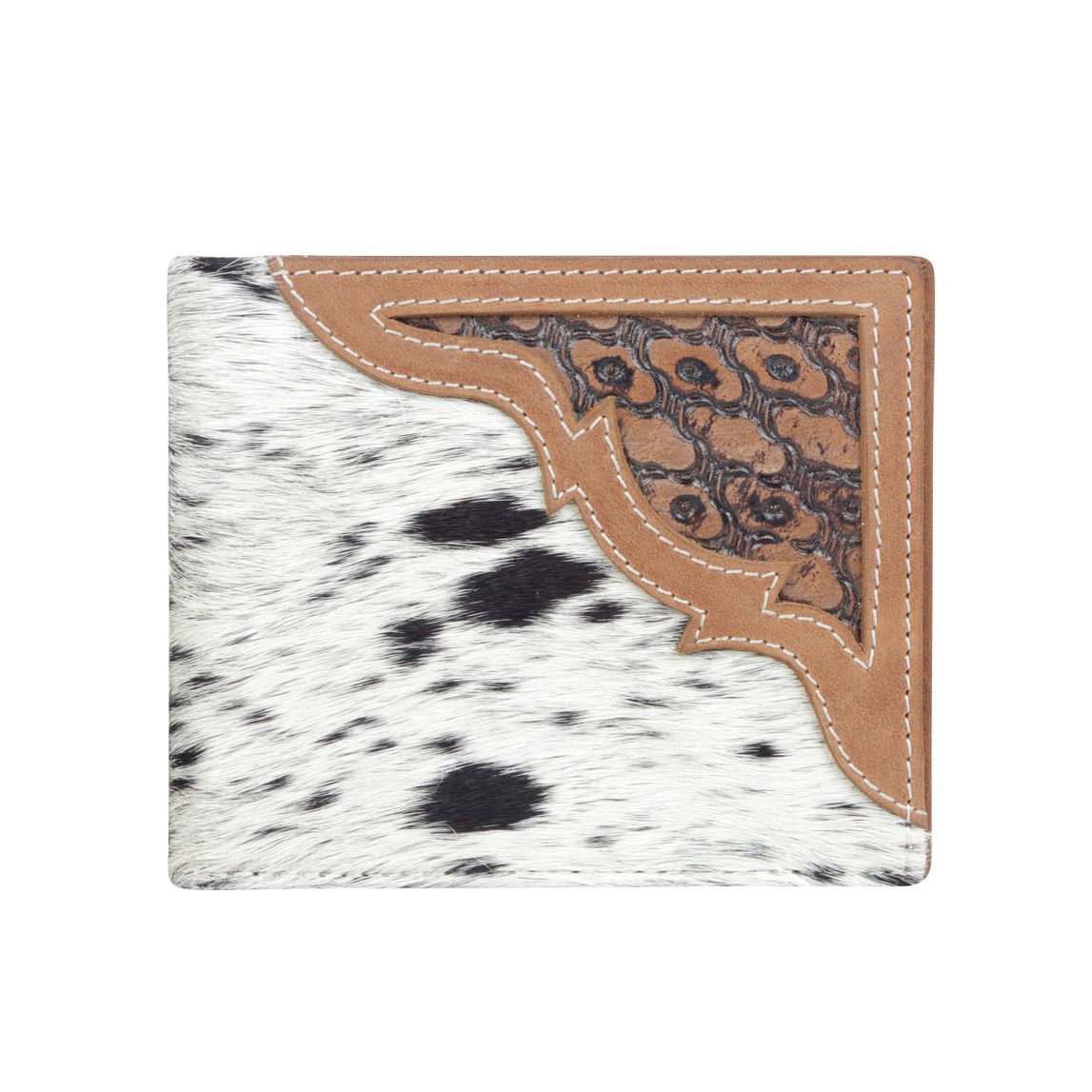 Myra Bag Imprint Leather and Hair-On Wallet