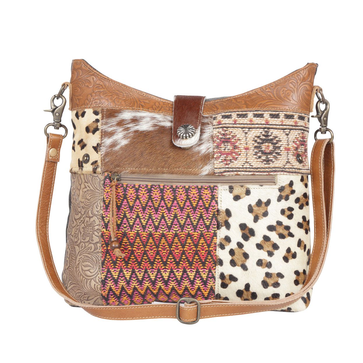 Myra Bag Peruvian Brown Shoulder Bag