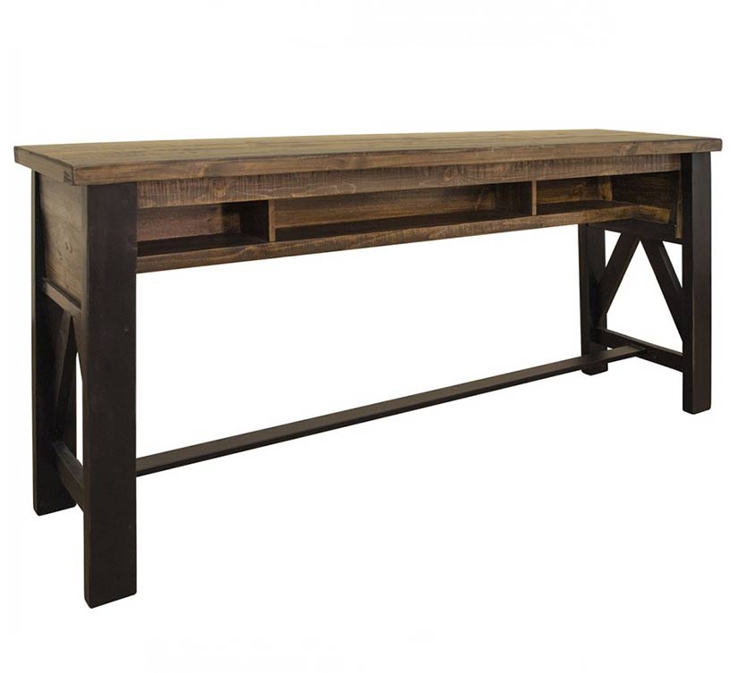 Loft Brown Counter Height Sofa Table